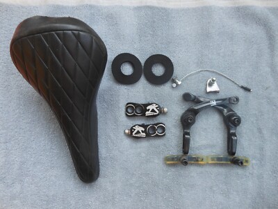 VINTAGE MID SCHOOL BMX PARTS LOT GT ELF HARO DYNO REDLINE OLD SCHOOL MONGOOSE 