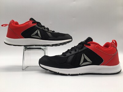 Reebok Almotio 4.0 Running Shoe Black/Primal Red/Pewter Male Size 6
