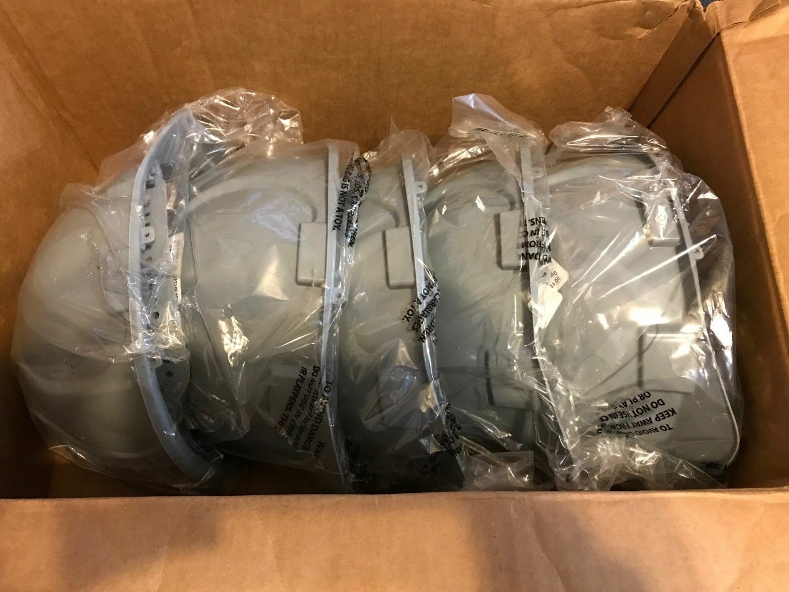 Lot of 5 Jackson Hard Hat Safety Helmet Cap Work CHARGER NEW Grey Protection