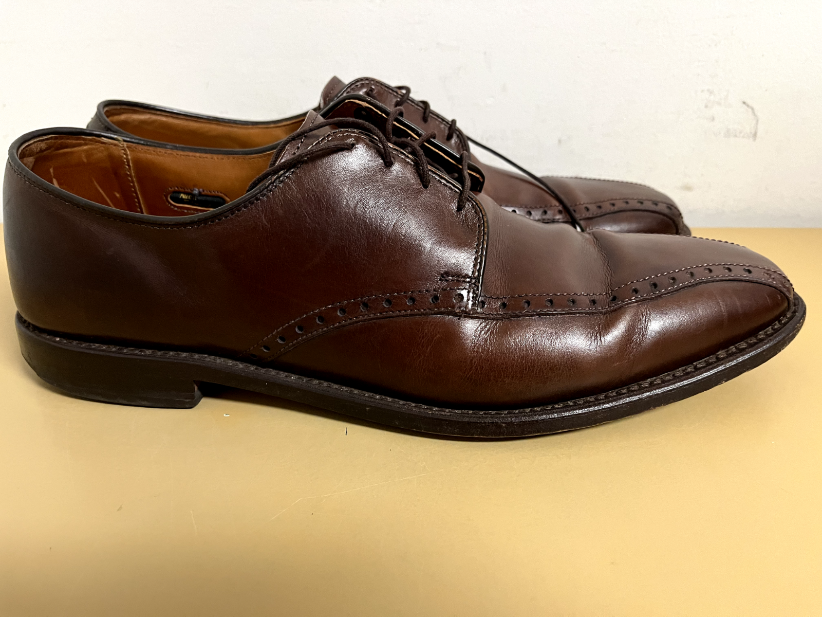 Allen Edmonds Mens Wendall Shoes size 11.5 Allen Edmonds Wendell Men Size 9.5 3E Shoes Black Leather  main image 3