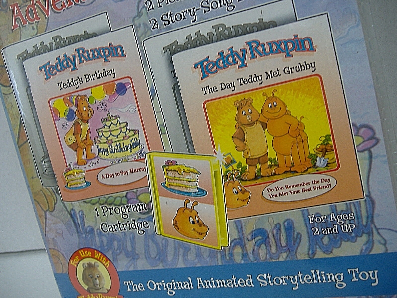 Teddy Ruxpin Adventure Series 1 Program Cartridge and Books 2006 Backpack New