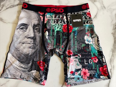 New PSD Designer Street Graphic Art Mens Boxer Brief Fitted Underwear Size M