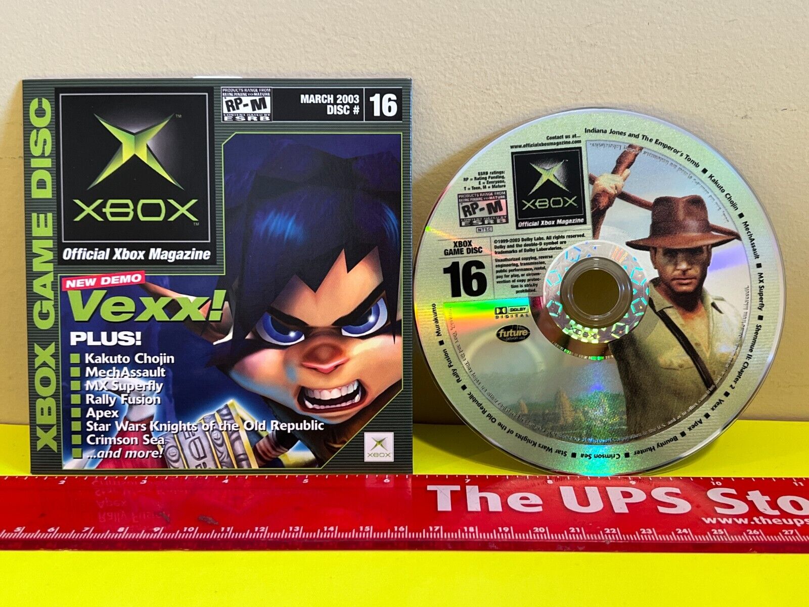 Official Xbox Magazine March 2003 Demo Disc Vexx! #16 in sleeve ~ TESTED! Official Xbox Magazine March 2003 Demo Disc Vexx! #16 in sleeve ~ TESTED!