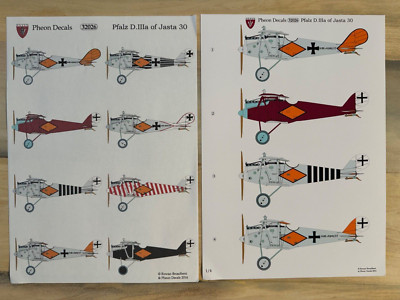 1/32 Pheon Decals Pfalz D.IIIa Jasta 30  #32026