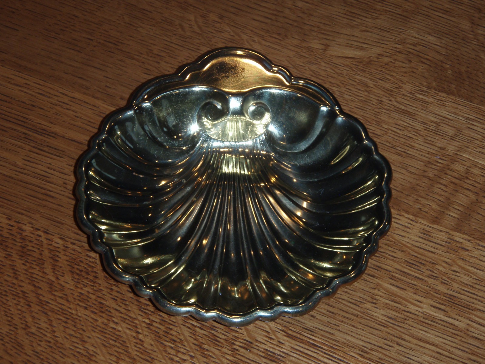 Brass Sea Shell Shaped Dish / Tray