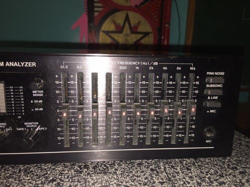 BSR EQ-3000 Vintage Stereo Frequency Graphic Equalizer