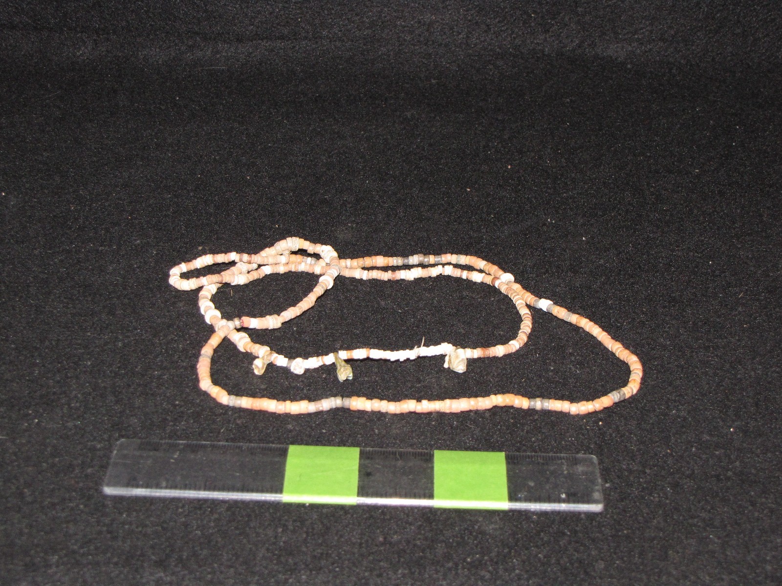 Pre Columbian, Stone, Meso American Zone, Necklace with Human Teeth, 300-900 AD