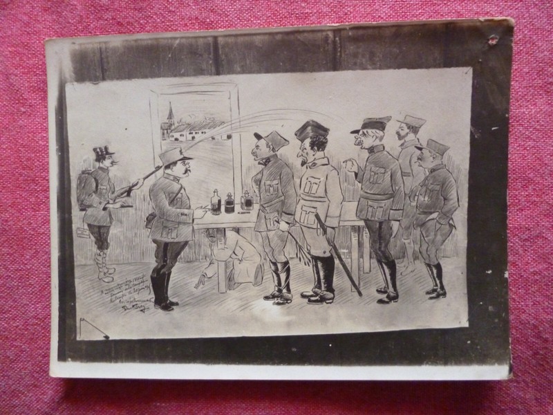 Cpa Ancienne Carte Humoristique Photo Guerre 1914 Rubempre Somme Le 20juin 1915