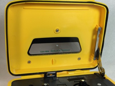 Sony WM-A53 Cassette Player Walkman Sports Yellow Tested