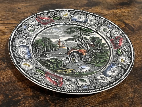 Vintage W.R. Midwinter Ltd Plate Rural England 10
