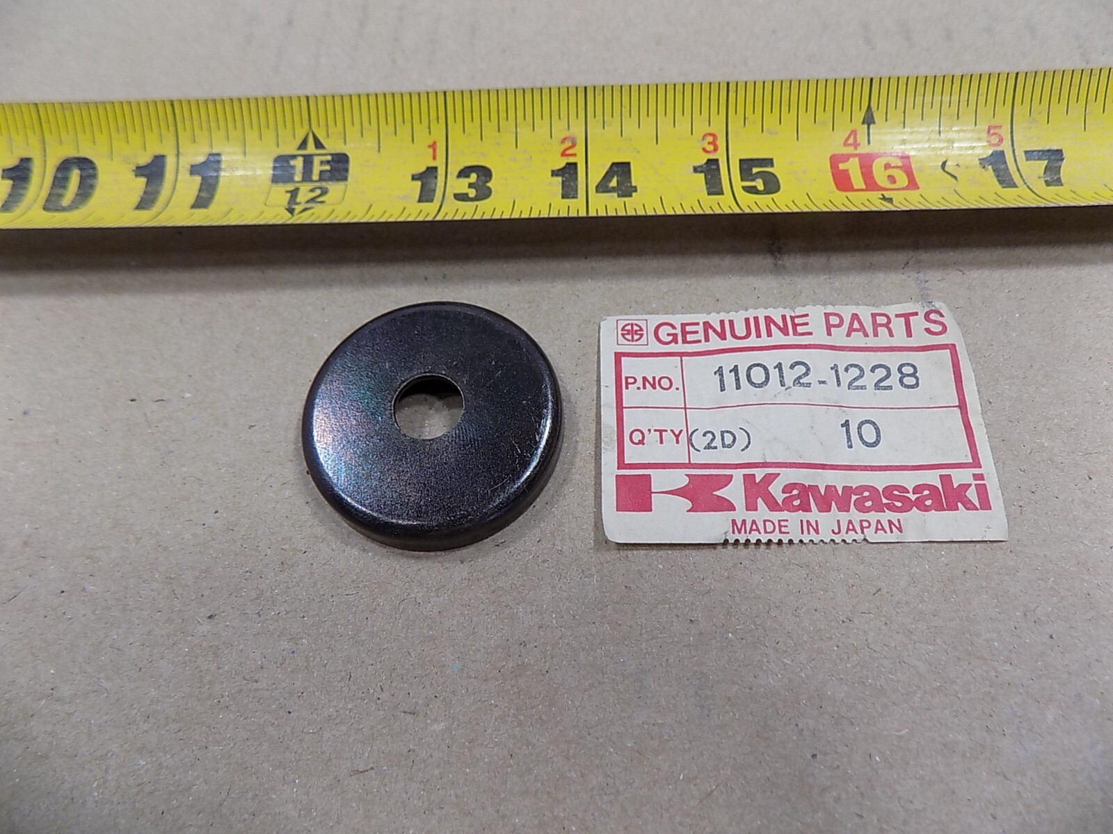 NEW OEM KAWASAKI ENGINE BRACKET CAP / 11012-1228 / KAF620