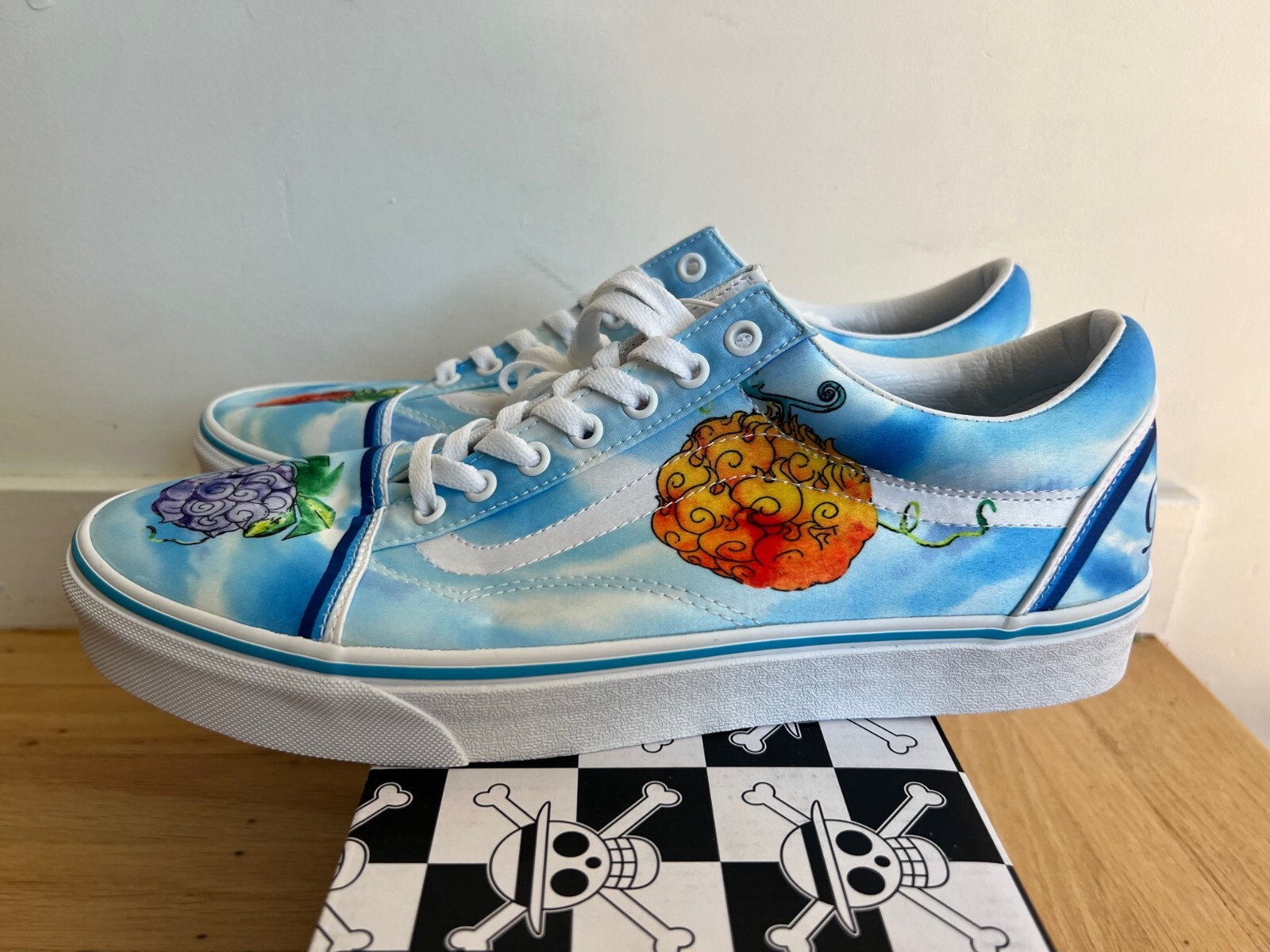 VANS × BUMP OF CHICKEN OLD SKOOL BLUE Knu Skool Shoe in Wave Washed Blue / Black | Vans