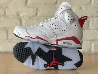 Nike Air Jordan 6 VI Retro Red Oreo White University Red CT8529-162 Men 7.5/9W