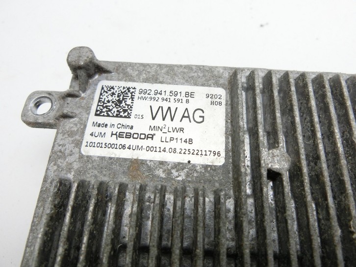 VW Golf 8 VIII 19-24 Steuergerät ECU Licht Kontrolle VW Golf 8 VIII 19-24 14.08.2023 992941591BE 992941591B gebraucht Bild 5