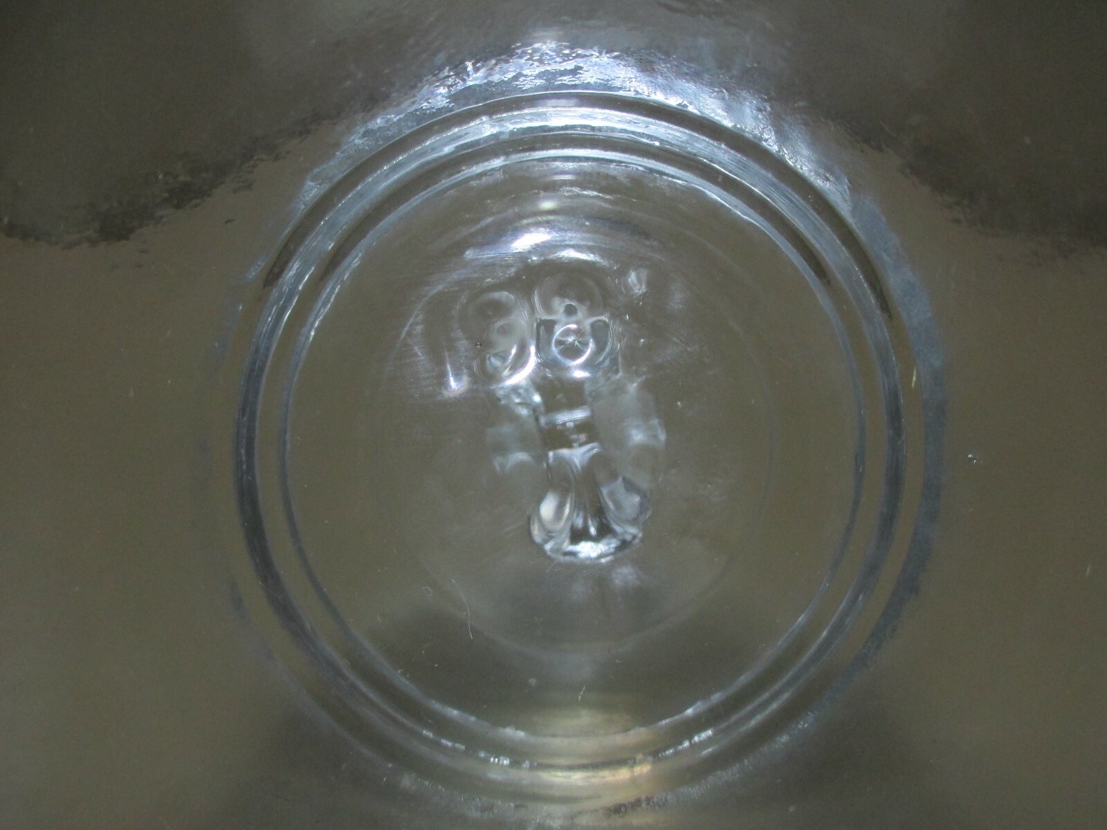 Vintage Telephone Pioneers of America Glass Bell Paperweight Clear Glass 1983