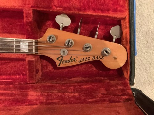 Vintage Fender Jazz Bass 1971 All Original And Clean