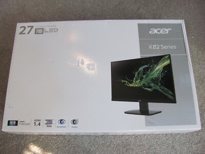 New Acer 27'' Full HD IPS Computer Monitor, AMD FreeSync, 100Hz Refresh Rate