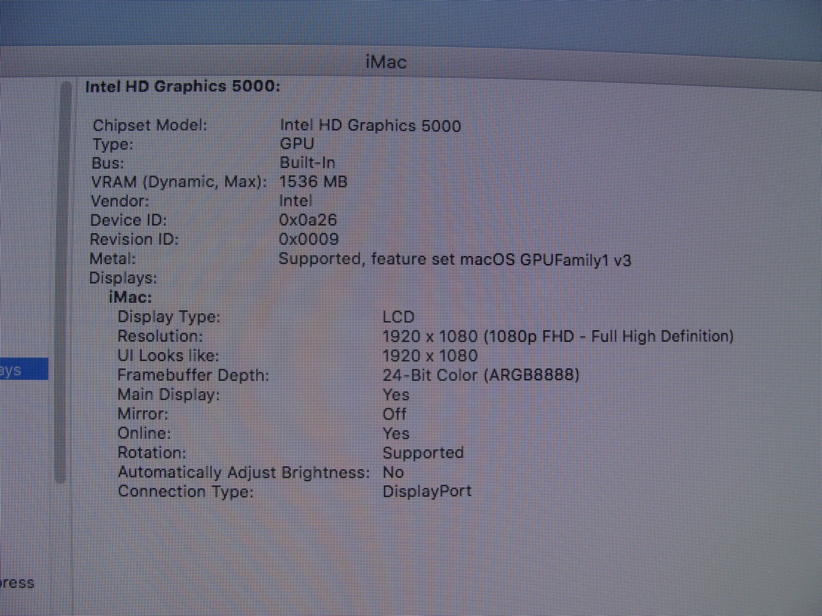 Apple iMac 21.5" Mid 2014 i5 1.40GHz 8GB RAM 512GB HDD - Thumbnail 7