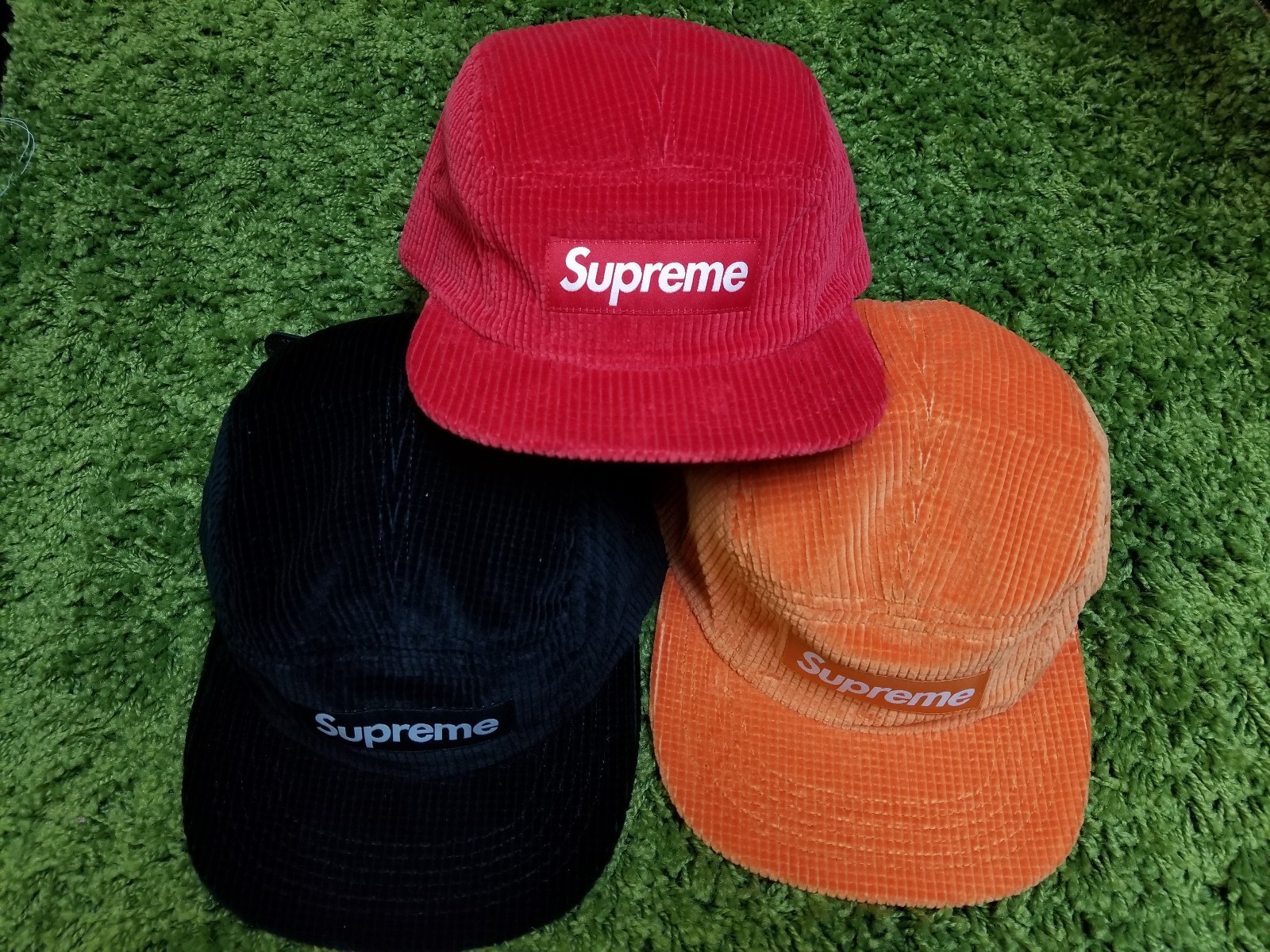 シュプリーム　Supreme Waffle Corduroy Camp Cap Supreme Waffle Corduroy Camp Cap (FW17) - $56