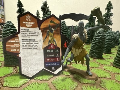Heroscape  Stone Giant Guard  Custom Einar Earth Giant Figure & Card