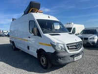 2015 MERCEDES SPRINTER 5.0t BlueEFFICIENCY LWB High Roof Van CHERRY PICKER