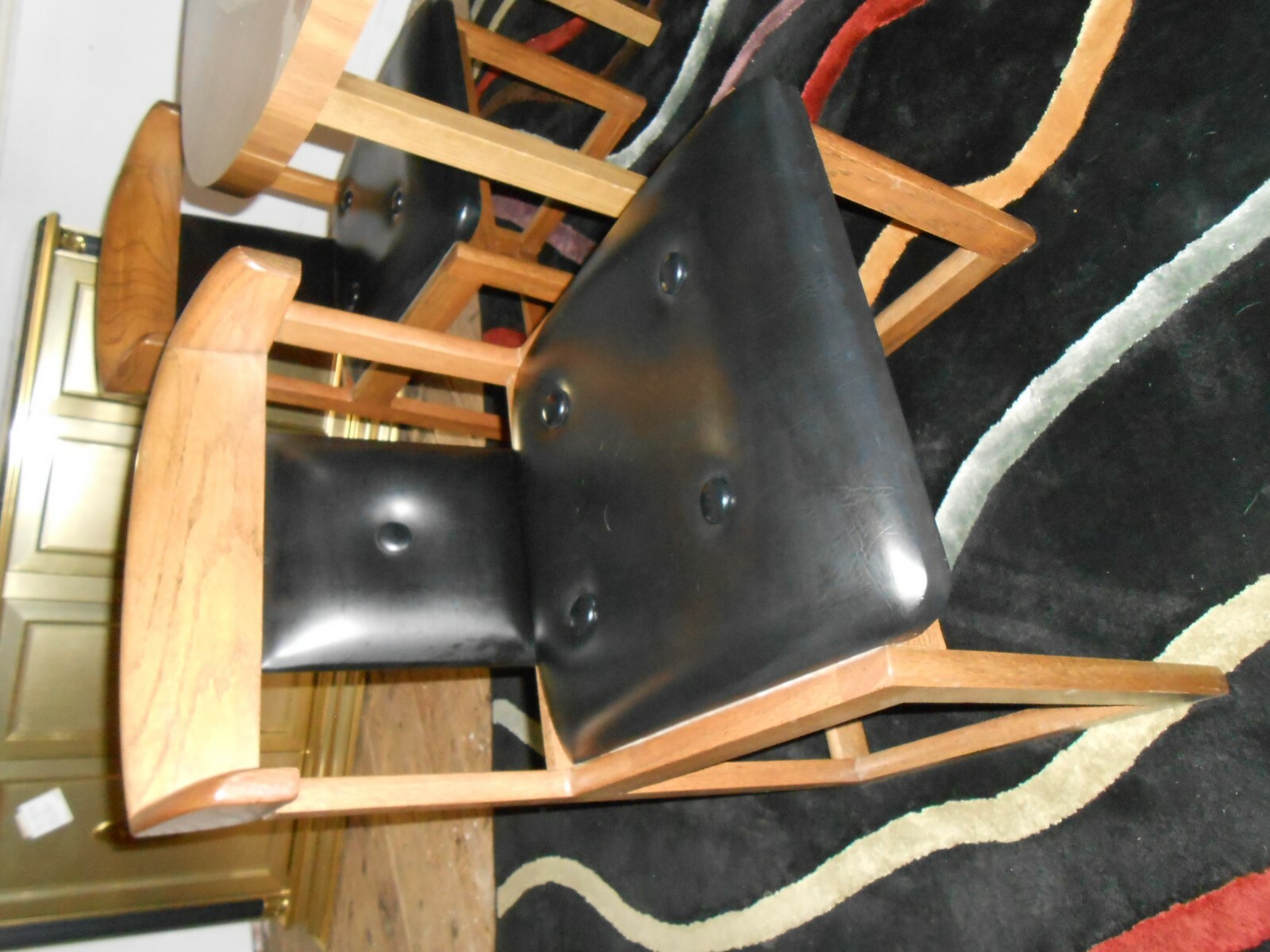 Mid Century Modern Dining Set MCM Table w/ 4 Chairs