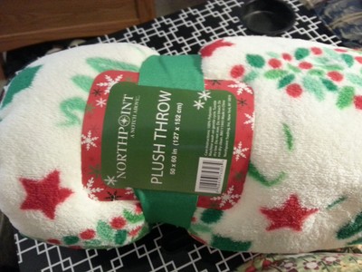 New Plush Throw Christmas