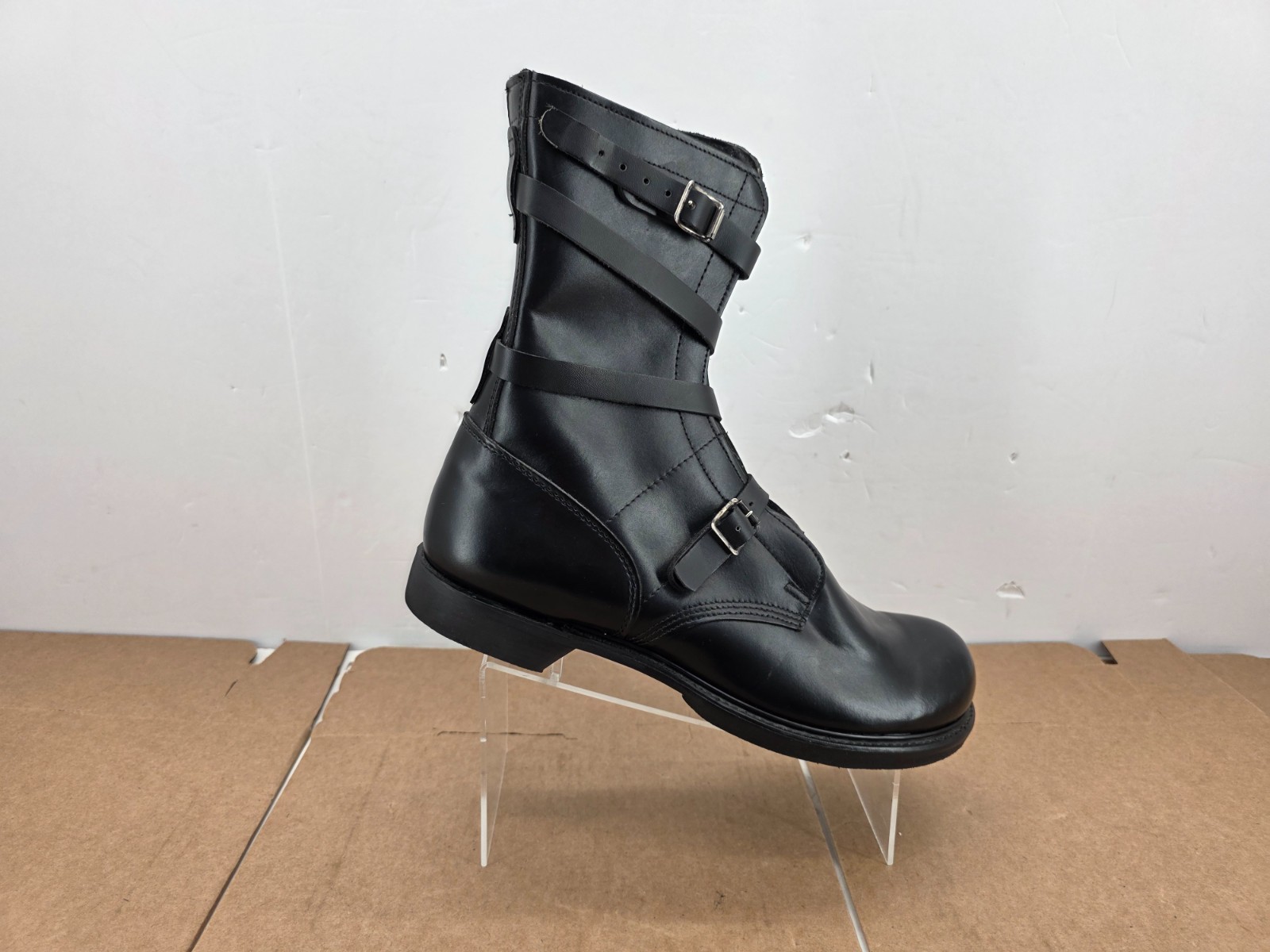 Vintage HH Double H Military Combat Tanker Mens Boots Toe