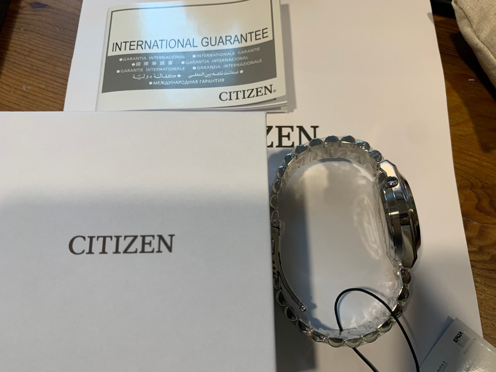 Pre-owned Citizen Tsuyosa Ø 40m S Steel Nj0151-88m Ice Blue Automatic Date W/box