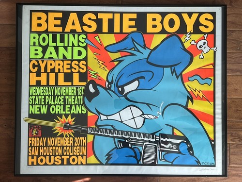 フランクコジックKozik Frank  BEASTIE BOYS Frank Kozik BEASTIE BOYS Bruce Lee Silkscreen Poster Edition