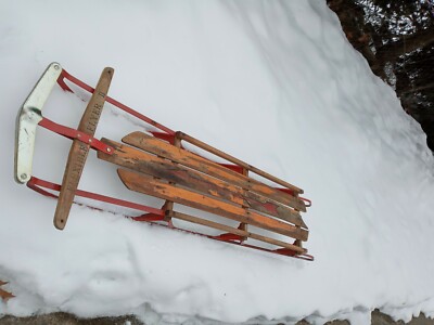 Sleds Snow Tubes Sled With Metal Runners