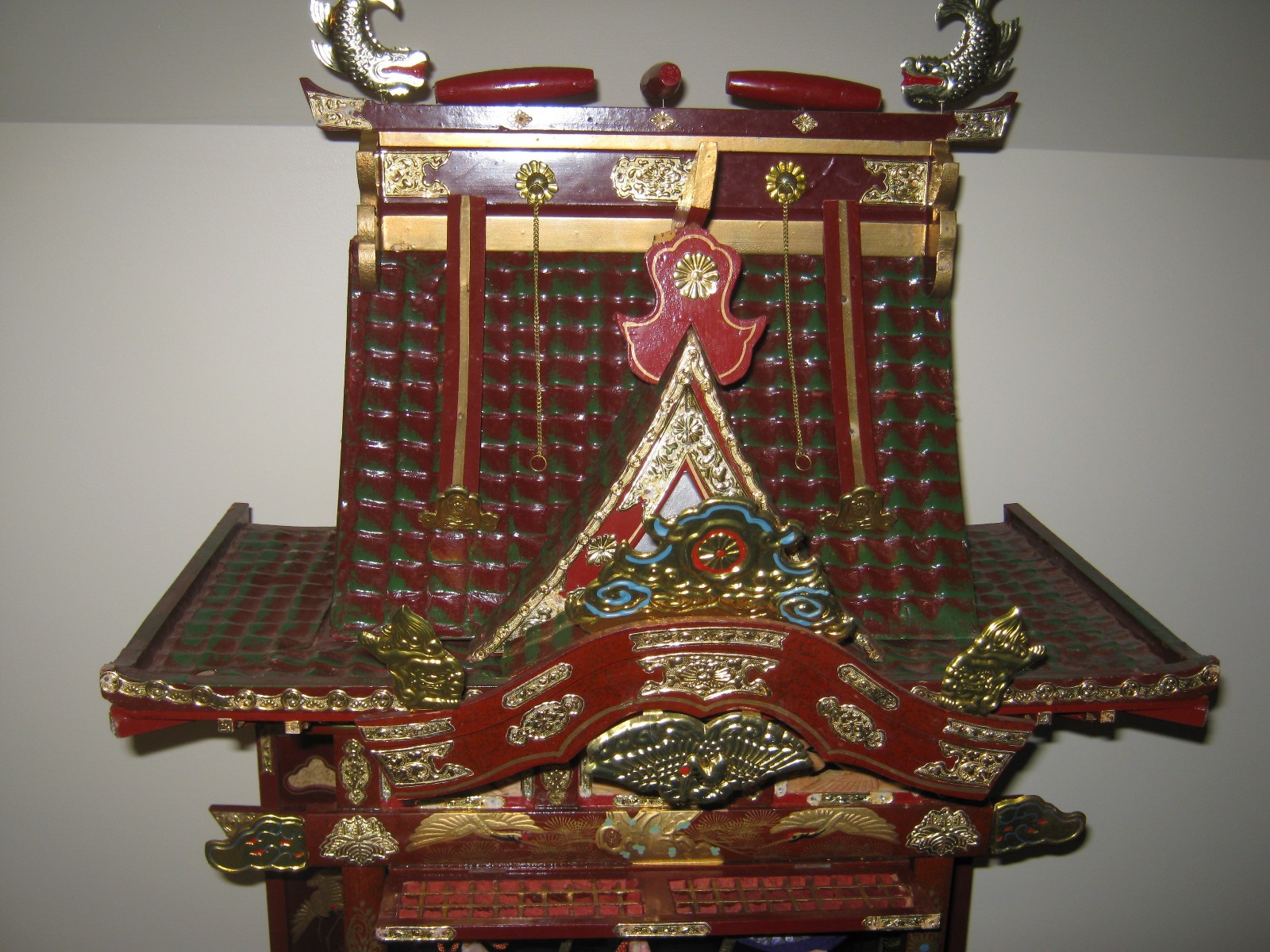 MEIJI Japanese Vintage Hina Goten Castle Miniature Doll House w/Original Crate