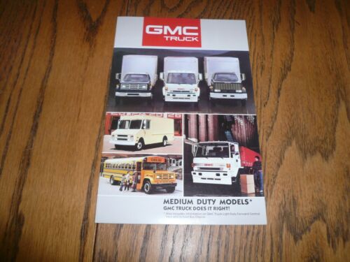 1987 GMC Truck Medium Duty Models Sales Brochure - Vintage