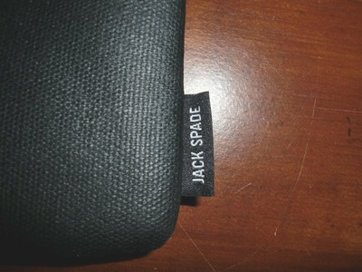 NWOT~JACK SPADE~ TOILETRY~AMENITY BAG FOR QANTAS~TRAVEL ZIP-UP BAG~LOGO~9