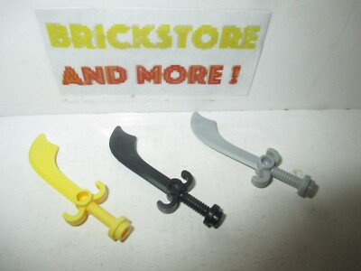 Lego - Weapon Sword Scimitar 43887  - Choose Color & Quantity