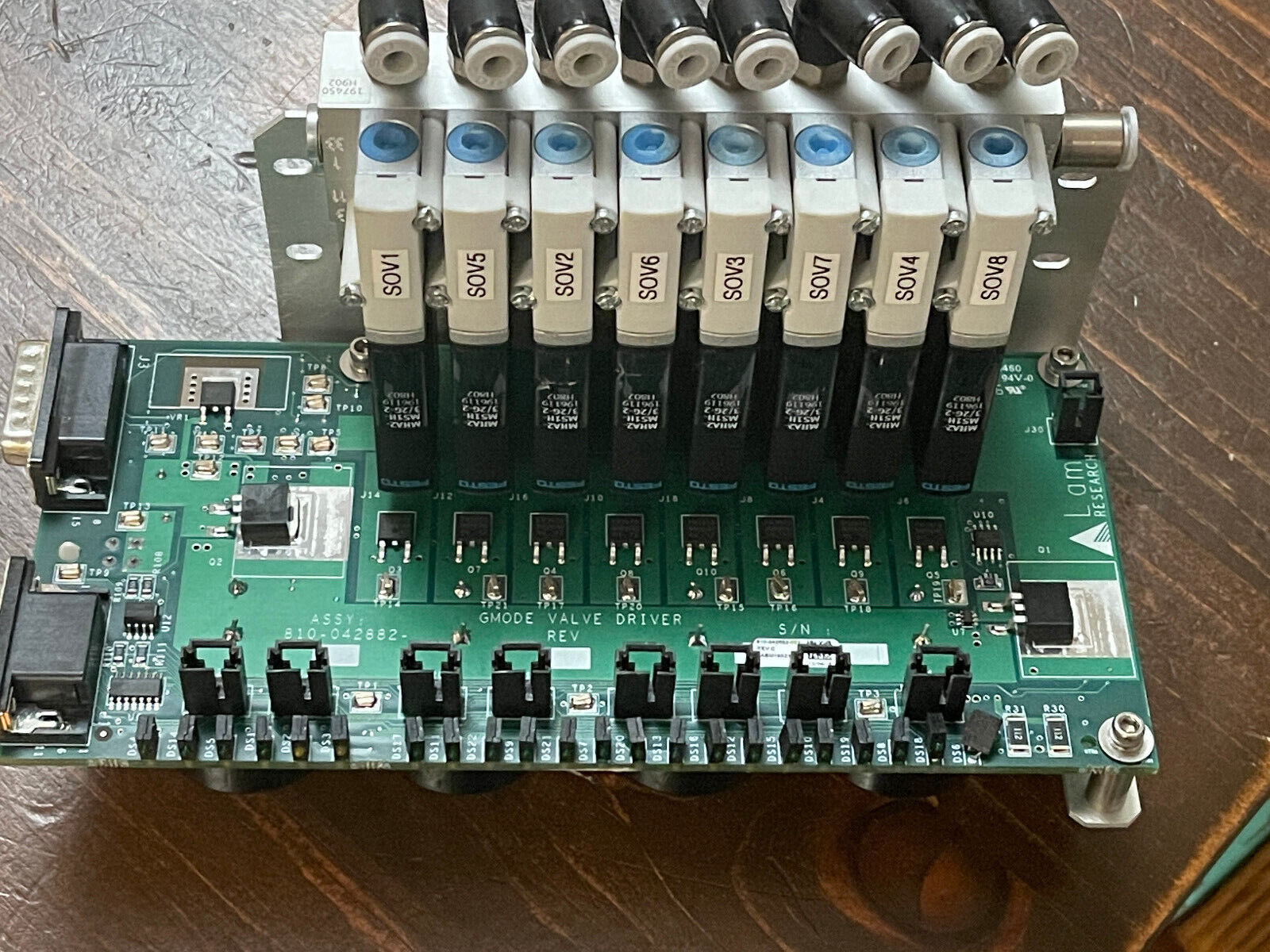 LAM RESEARCH 810-042882-002 C Gmode 阀驱动器带8 Festo MHA2