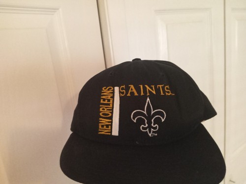 帽子 90s STP Big Logo All Over Print Made USA Vintage 90s New Orleans Saints Spell Out Logo Delong