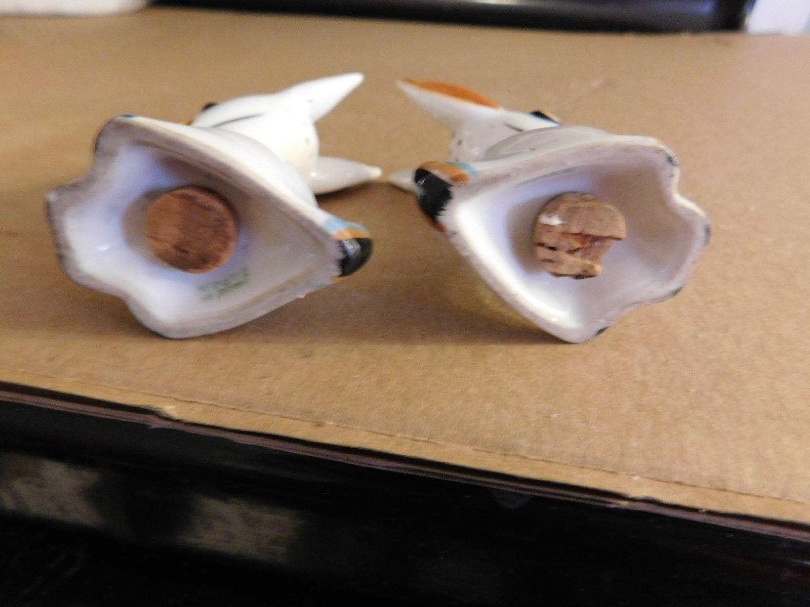 VINTAGE UNIQUE MADE IN JAPAN DONKEY SALT AND PEPPER SHAKERS