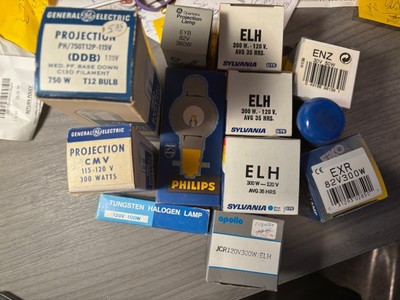12 misc Mixed Projection Lamp Bulbs elh exr enz ddb cmv eyb dda