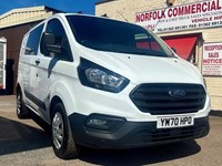 2020 Ford Transit Custom 2.0 EcoBlue 105ps Low Roof Crew Cab Leader  PANEL VAN D