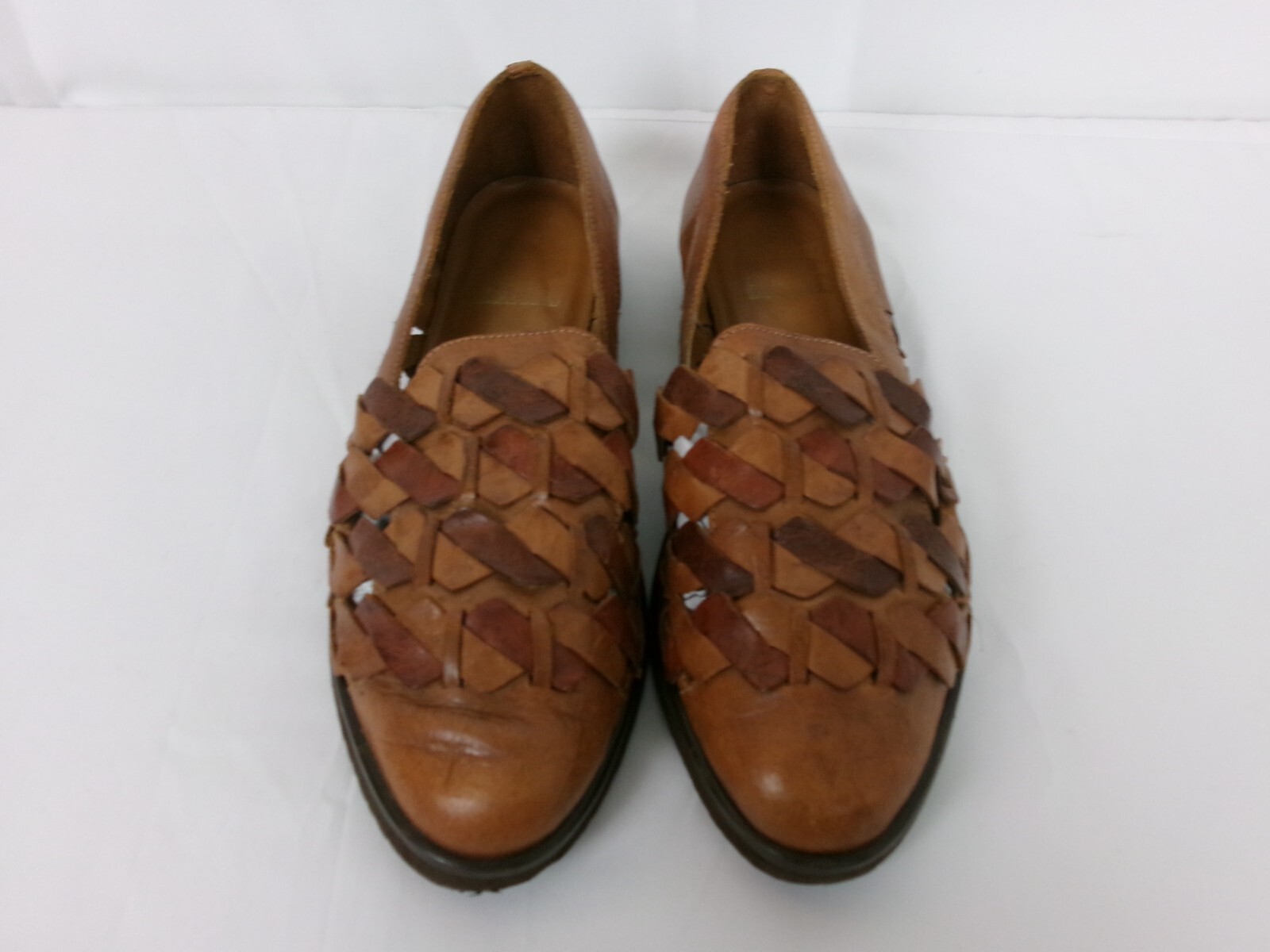 Buffalino  Slip On Weave Loafer         SIZE: 12        BROWN