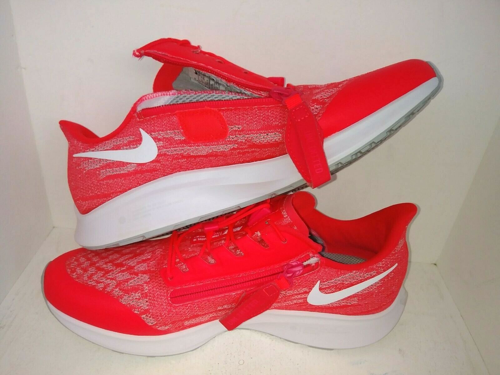 NEW MEN'S Nike Air Zoom Pegasus 36 FLYASE Laser Crimson