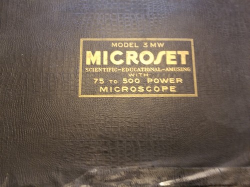 Old Microset Cast Iron Microscope Set  Fifth Avenue