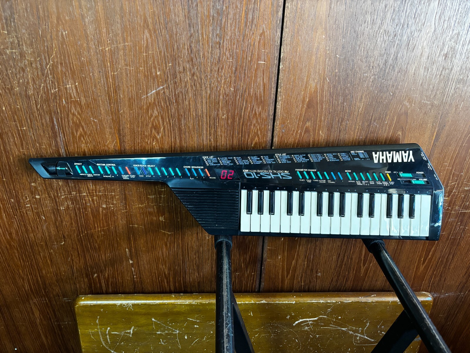 Yamaha SHS-10 SHS-10B Black Sholky FM DIGITAL KEYBOARD MIDI