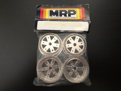 MRP Vintage Stage II 2WD Shotgun 4WD Chrome Rear Wheels Rims 1/10 Off Road Buggy