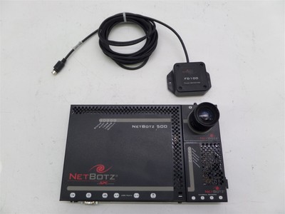 APC NetBotz 500 Monitoring Unit w/ 120 Camera + Sensor + FD100 Fluid Detector