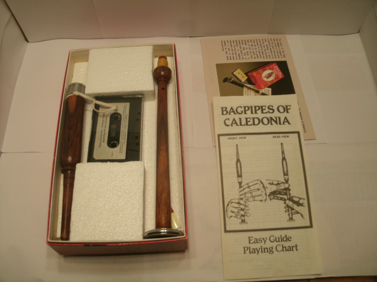 Bagpipes of Caledonia PIPER CHANTER KIT instructional learn to pipe