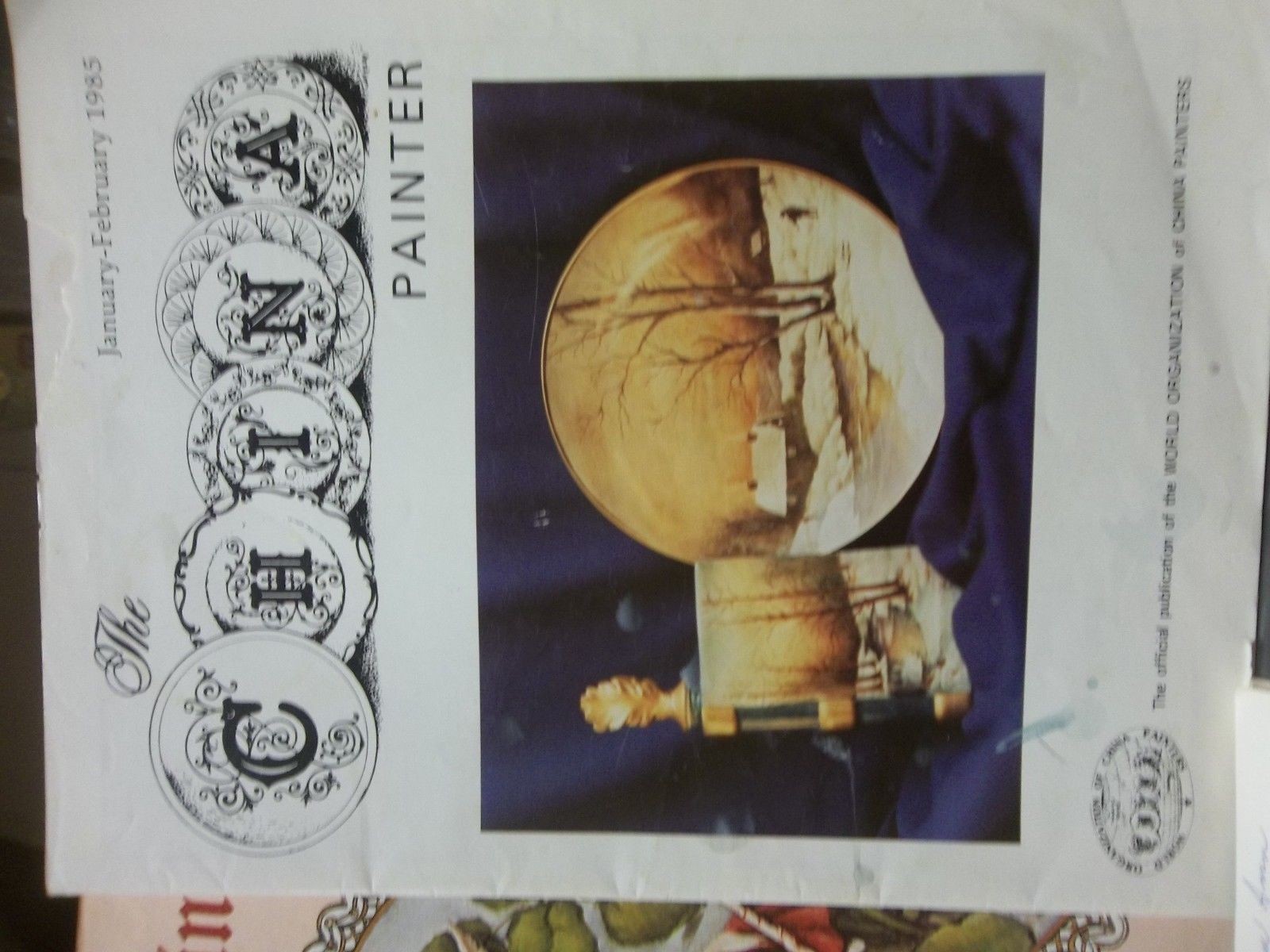 Lot of 5 vintage Mags-- China Painter, Porcelain Artist, China Decorator, FREE S