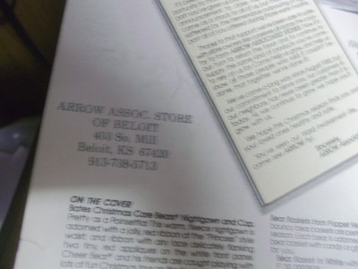 Old Arrow Store formerly Montgomery Wards   Catalog Beloit Kansas stamped copy