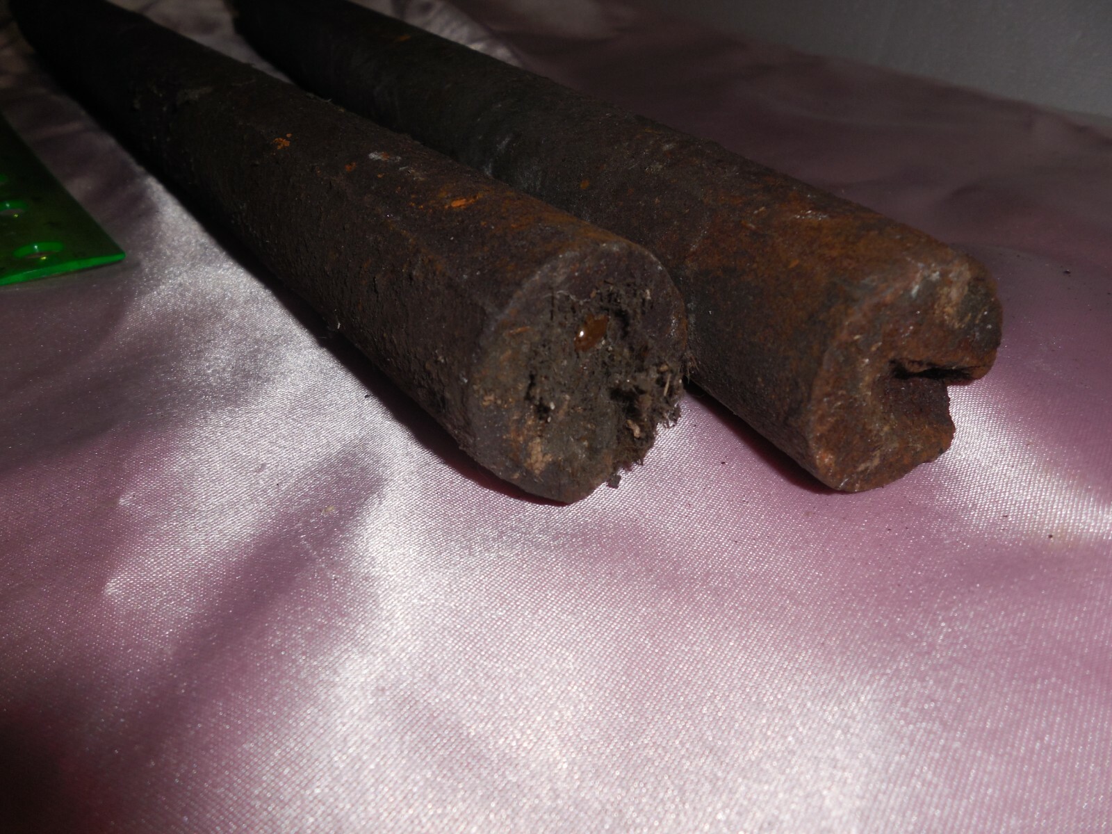 2 Cast Iron approx. 5.5 lb Sash Window Weights, ~16.5